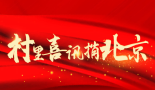 村里喜讯捎北京